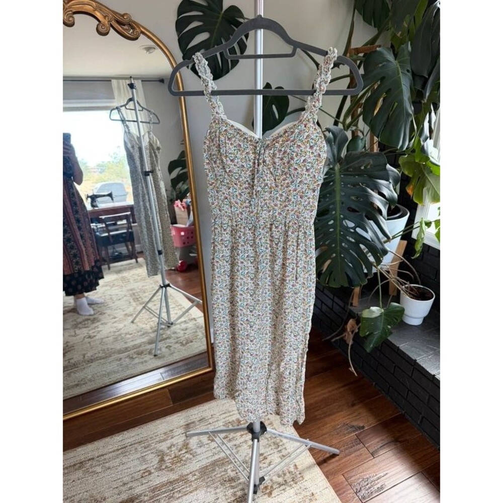 Floral midi dress size L